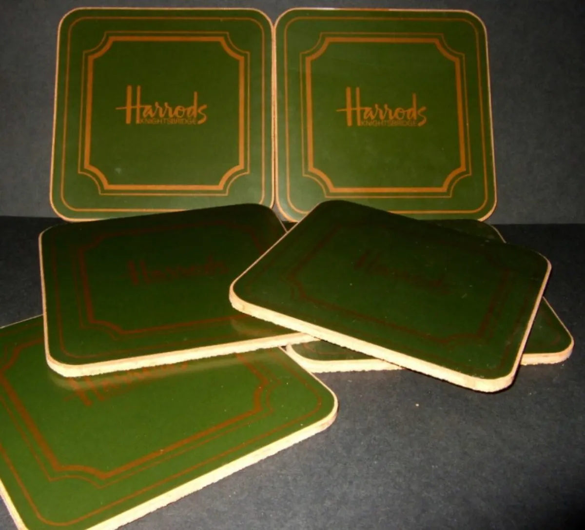 6 Vintage BN and Perfect Harrods Coasters - Image 1