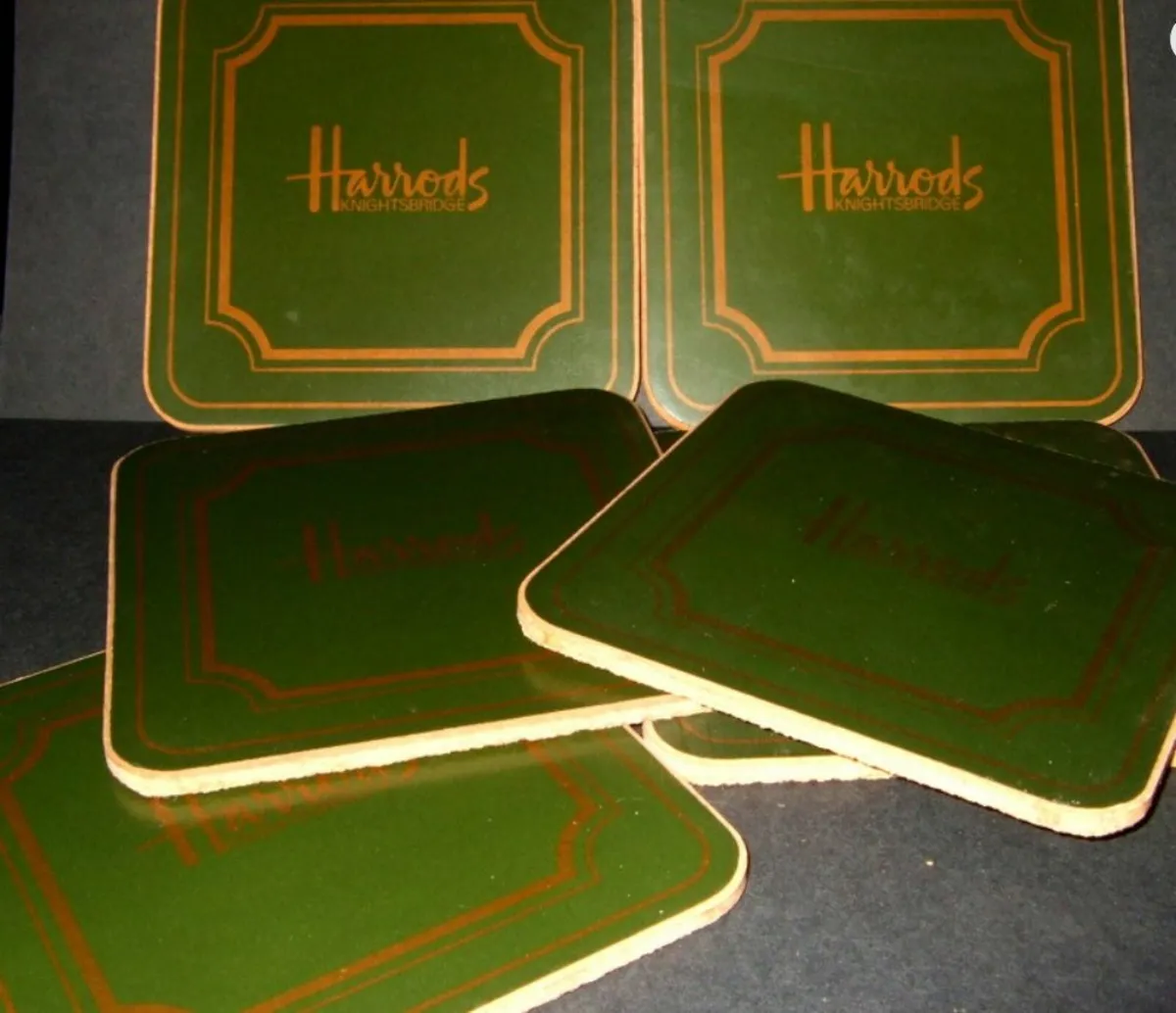 6 Vintage BN and Perfect Harrods Coasters - Image 2