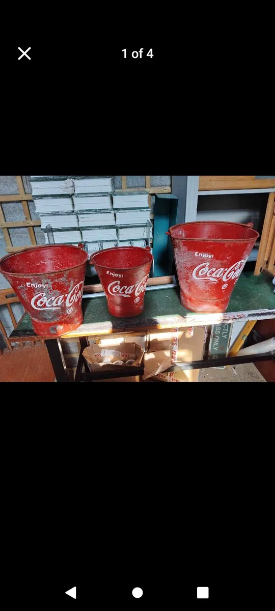 Coca cola buckets