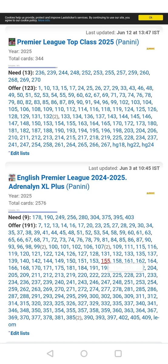 Premier league Cards - Image 2