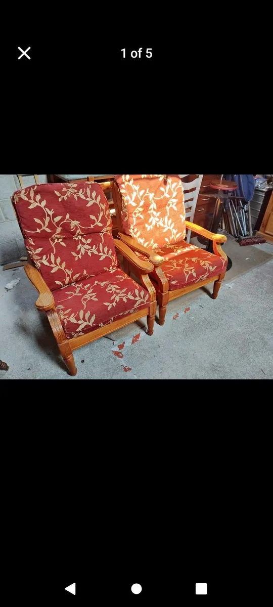 Armchairs x 2