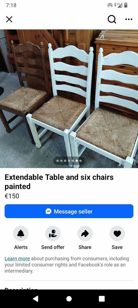 Table and 6 chairs - Image 4