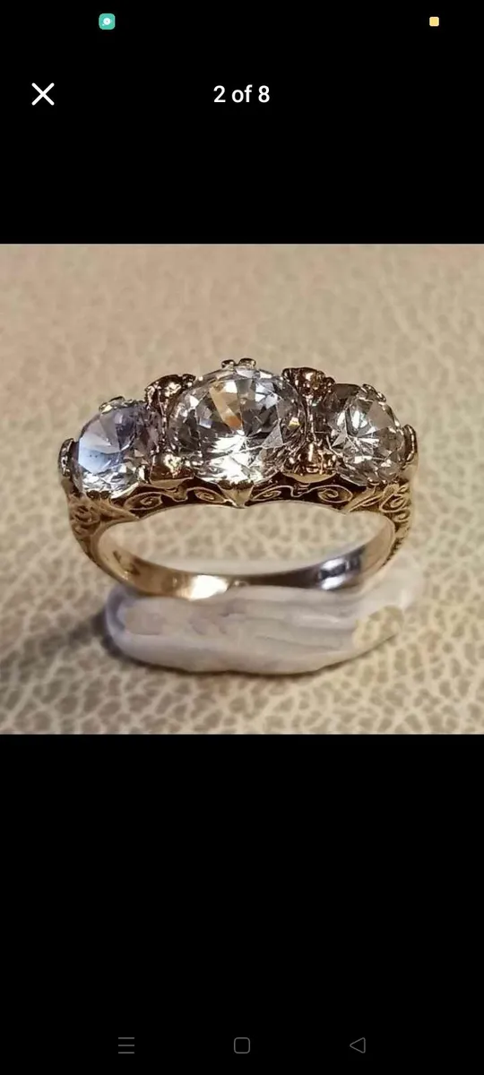 Beautiful Vintage Trilogy Ring - Image 1