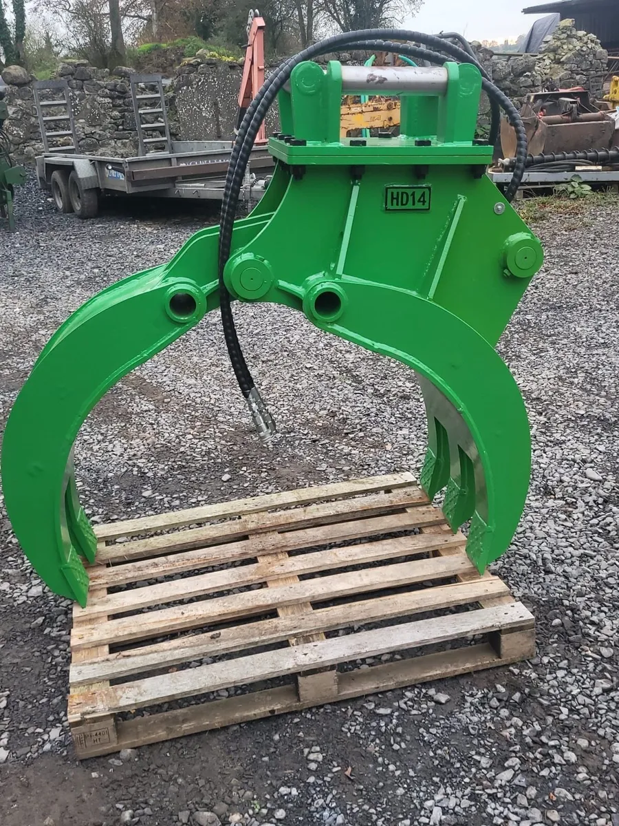 New heavy duty Hyd grab   65mm pins - Image 4