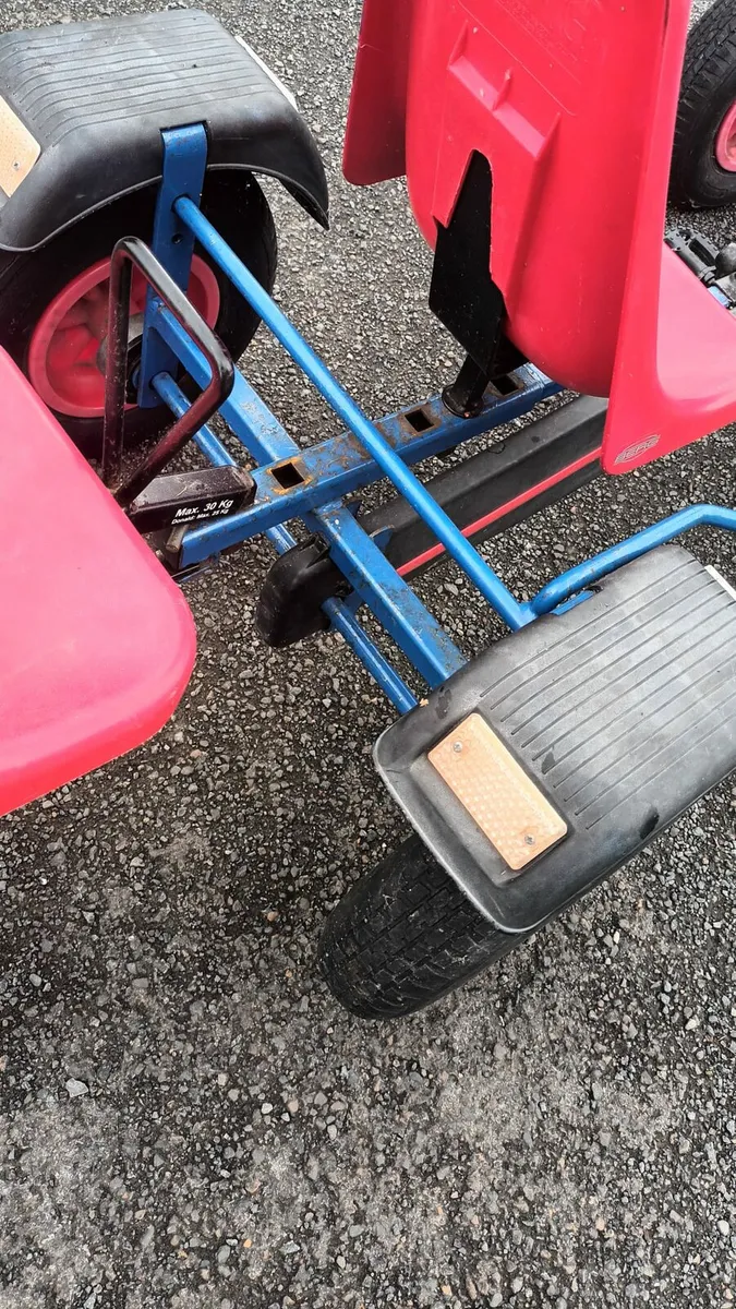 Berg 2 seat go cart with trailor - Image 3