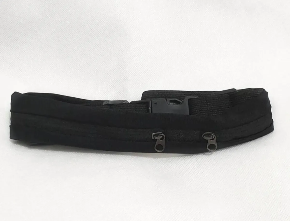 Dual Pocket Runner Waist Belt Bag for Jogging etc - Image 2