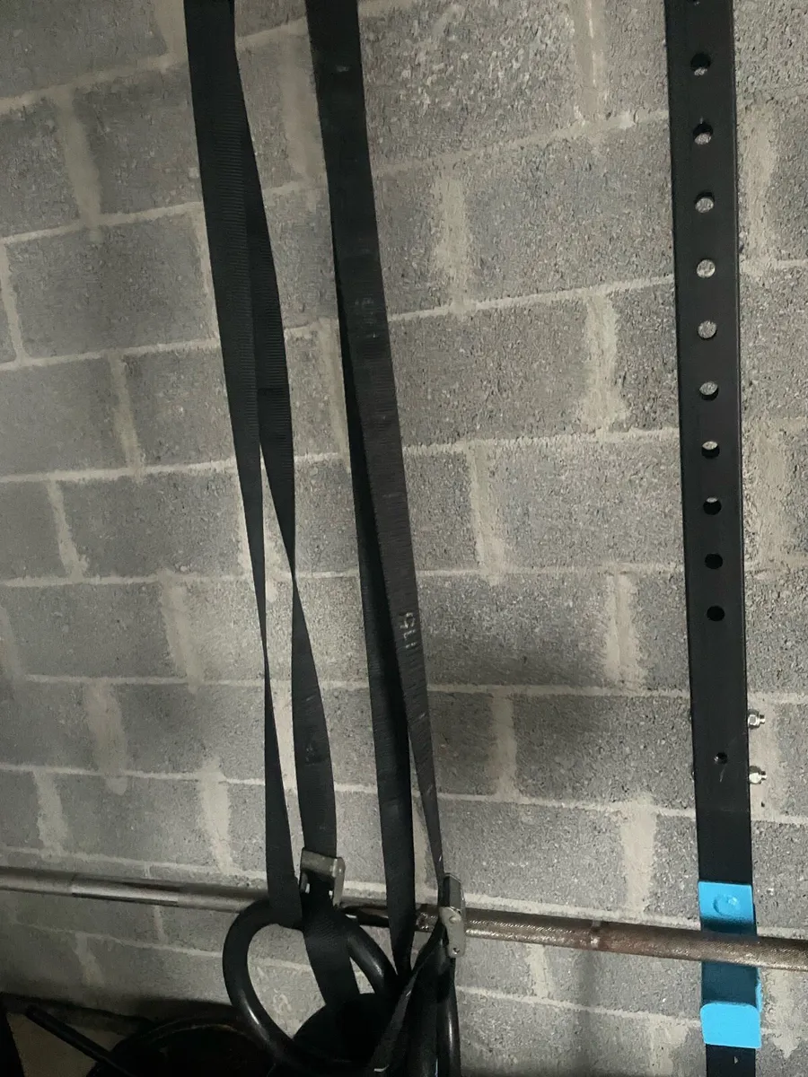 Gym - Steel Plates, Olympic Bar, Squat Rack, Rings - Image 2