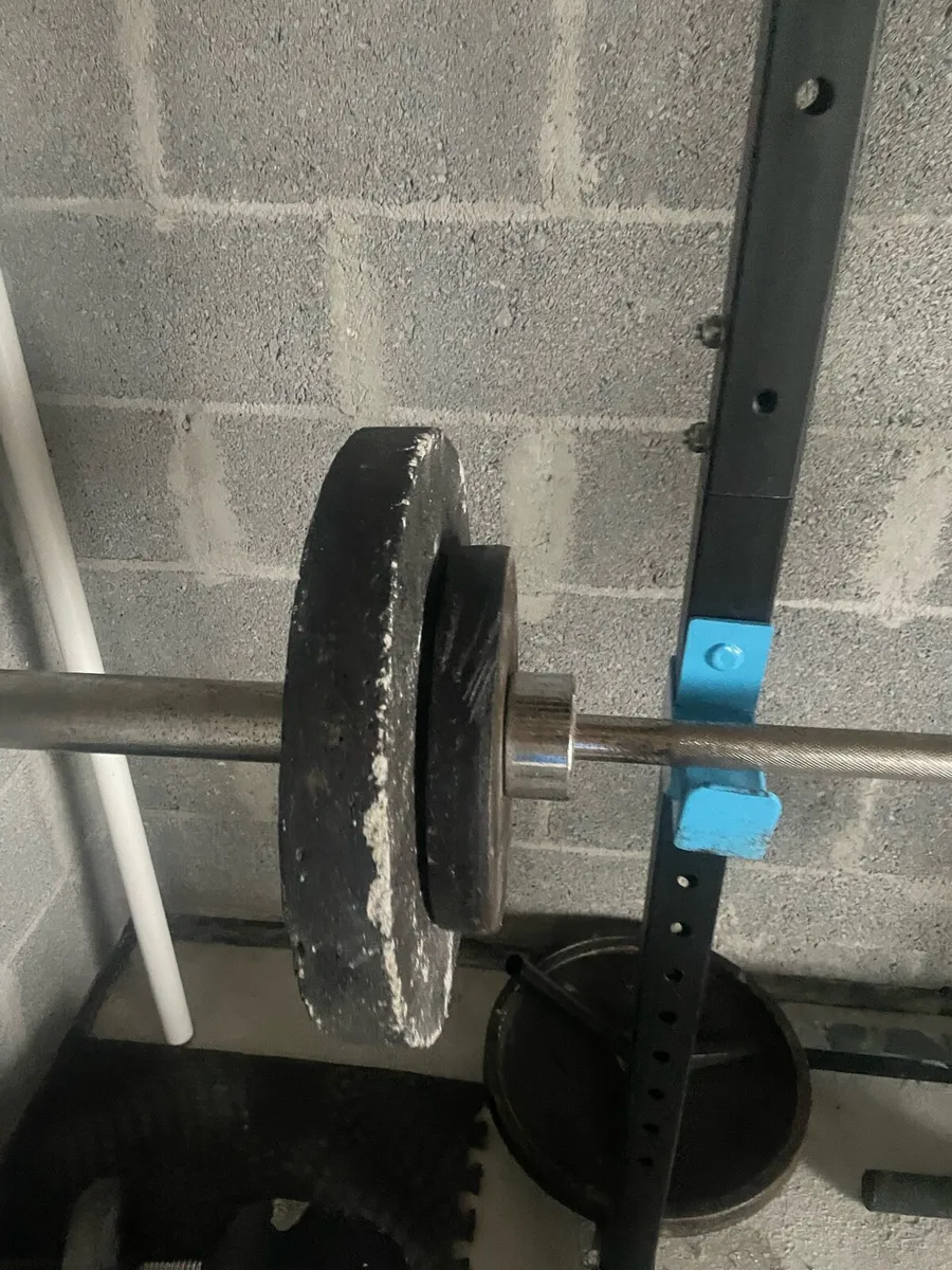 Gym - Steel Plates, Olympic Bar, Squat Rack, Rings - Image 3