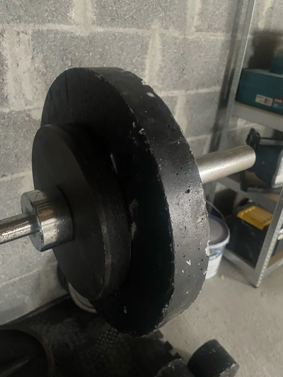 Gym - Steel Plates, Olympic Bar, Squat Rack, Rings - Image 4