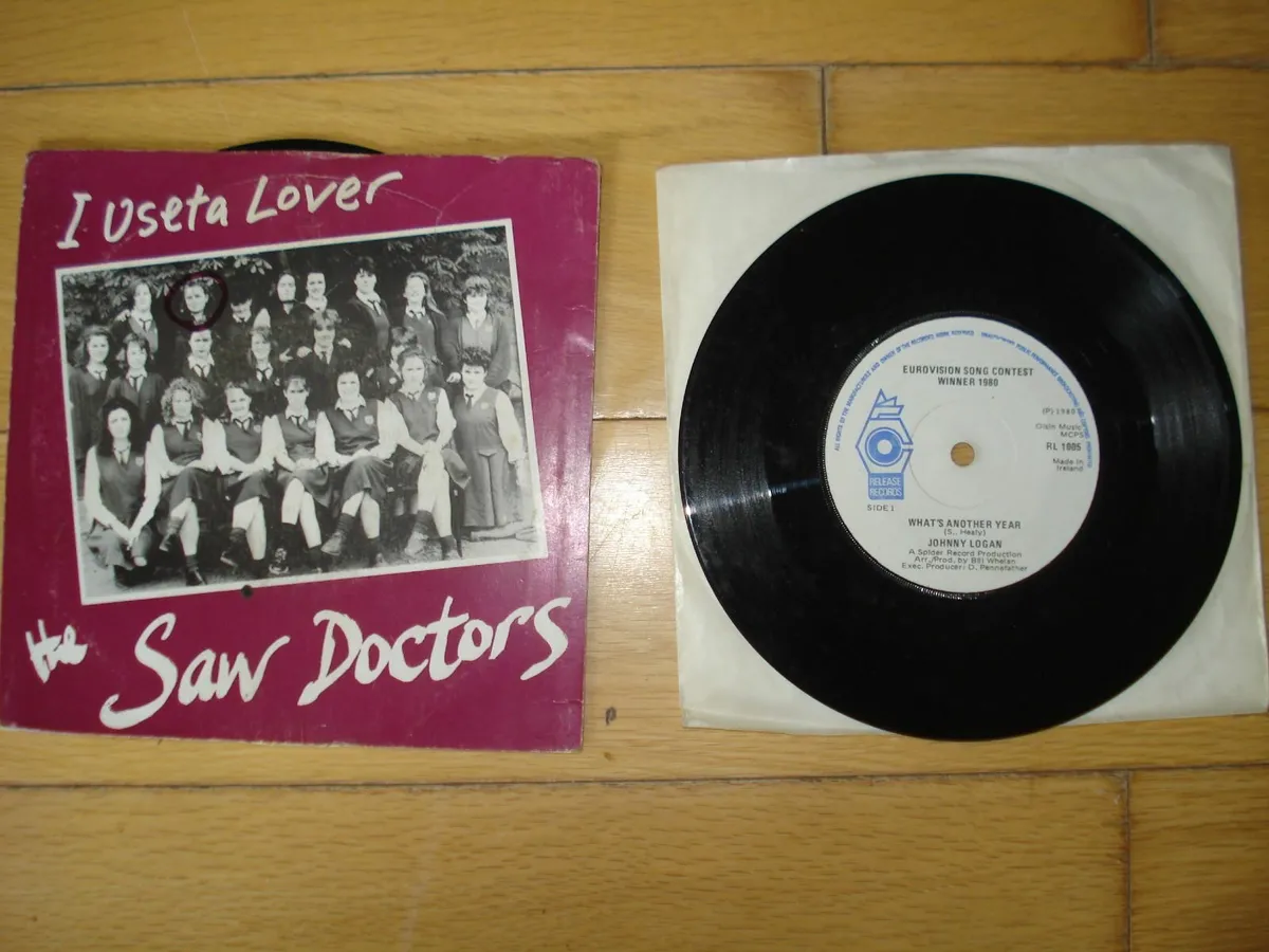 5 RARE OLD IRISH 7 INCH VINYL RECORDS. - Image 2