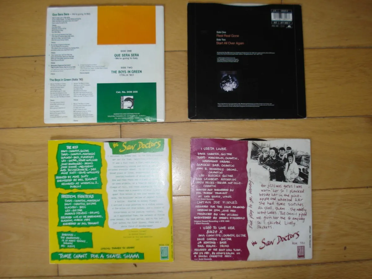 5 RARE OLD IRISH 7 INCH VINYL RECORDS. - Image 3