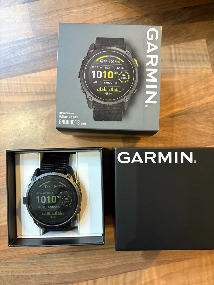 Garmin Enduro 3 - boxed with receipt and extras - Image 2