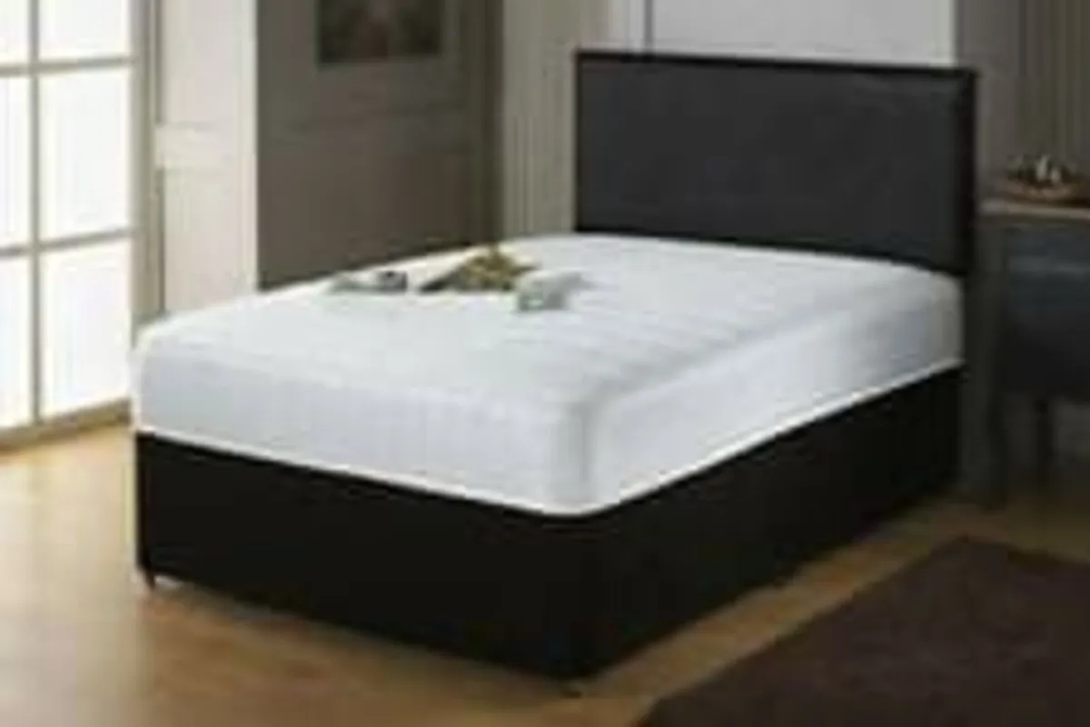 Divan Double Beds With Metress - Image 2