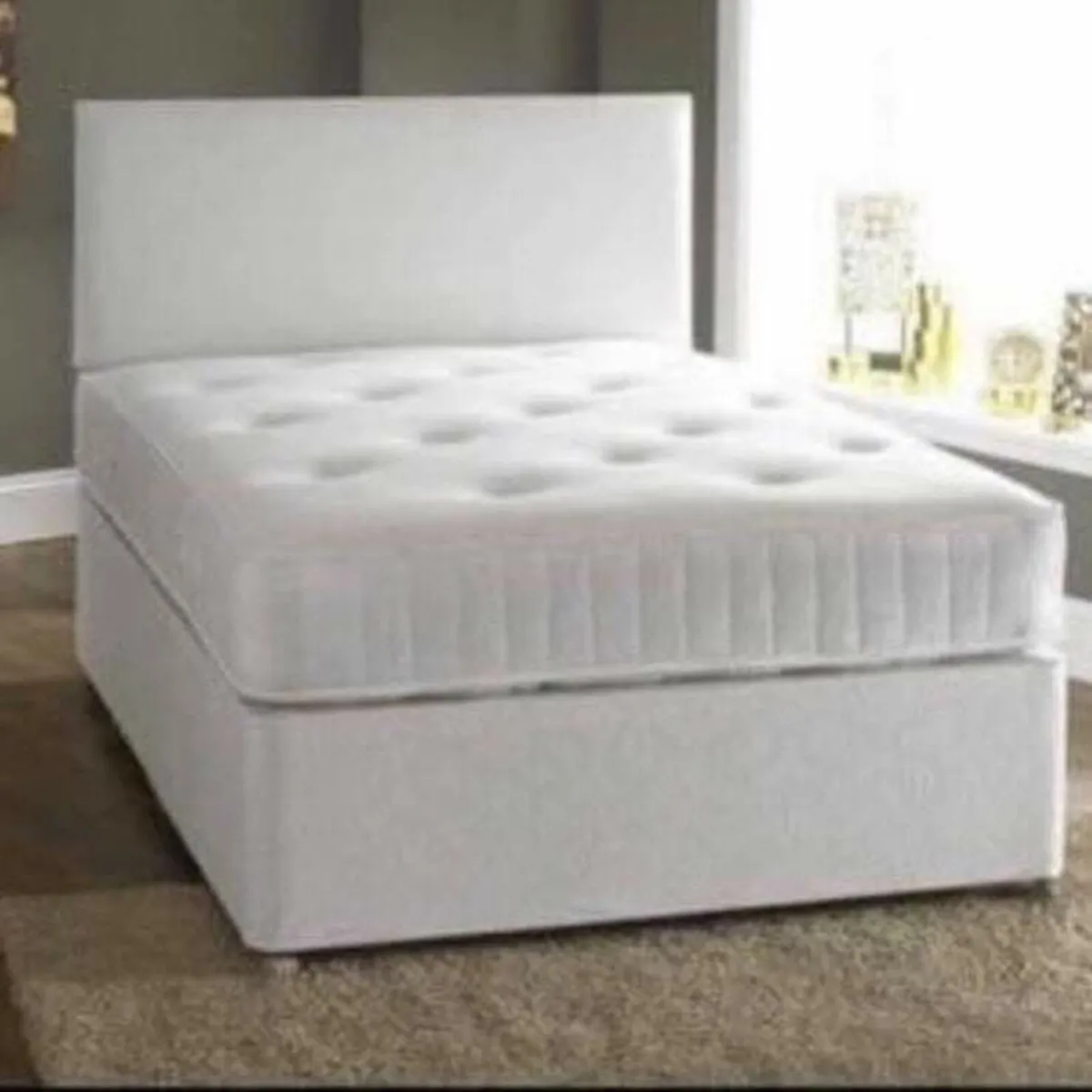 Divan Double Beds With Metress - Image 3