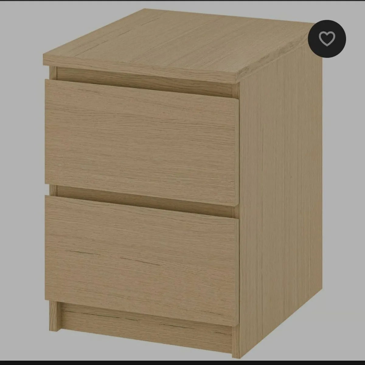 Ikea 2 drawer locker x2 (pair) - Image 1