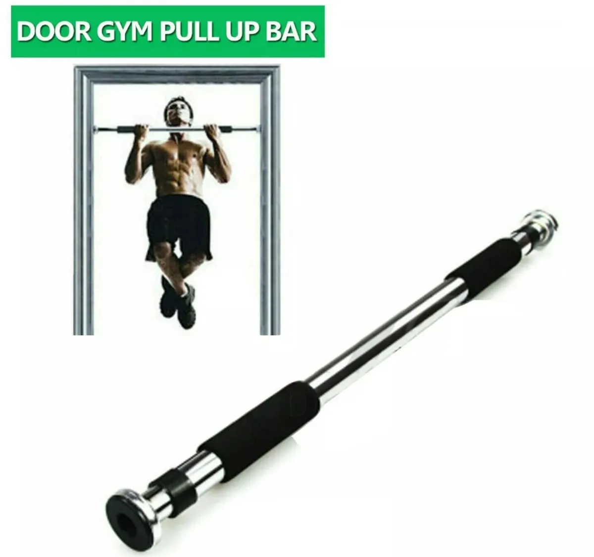Doorway Pull Up Bar Chin Up Sit-Up Gym NEW - Image 2