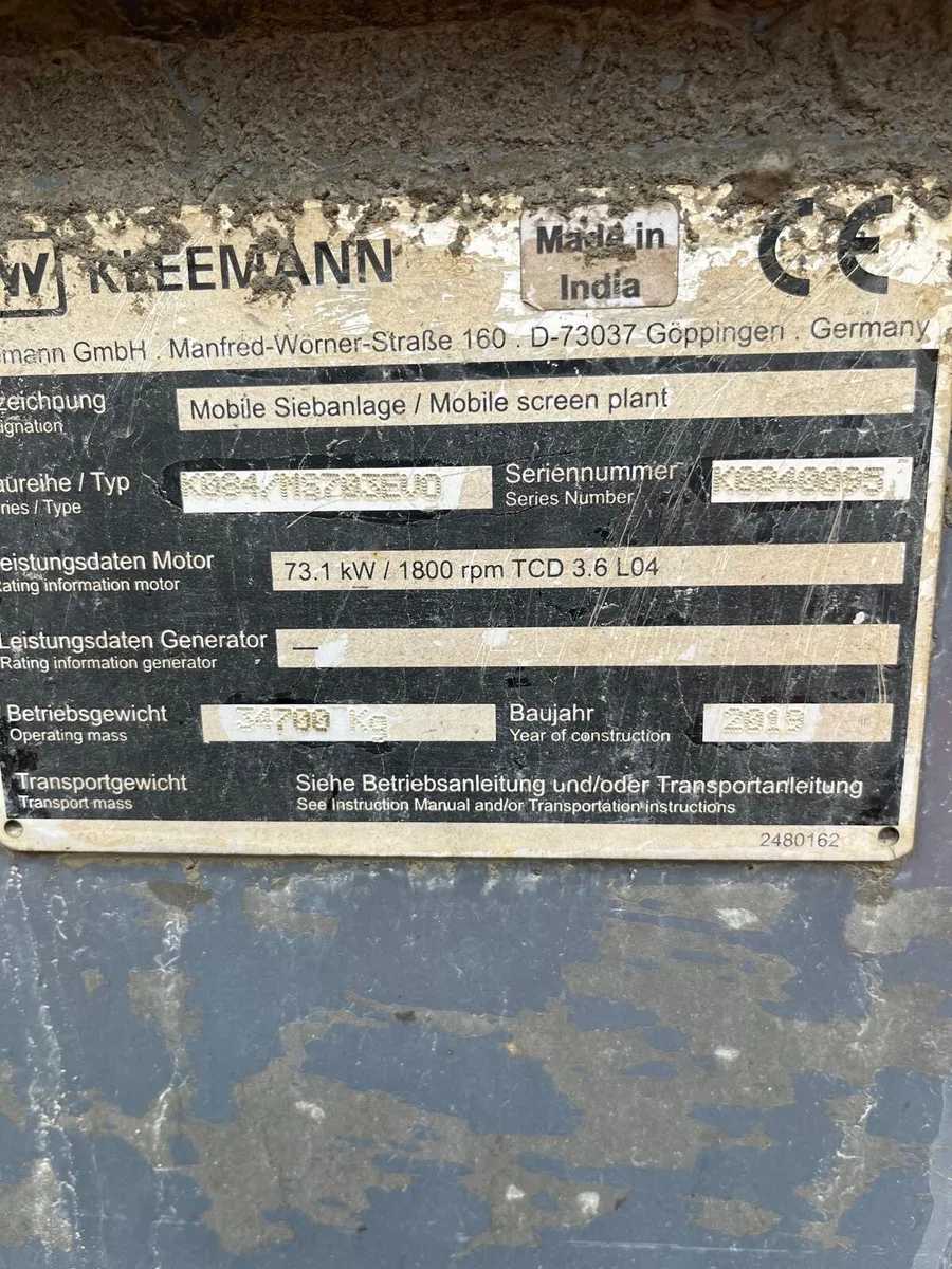 19’ Kleemann MS703 Evo Screener - Image 2