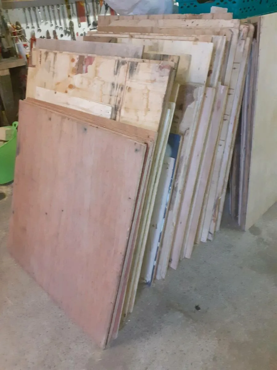 Used plywood
