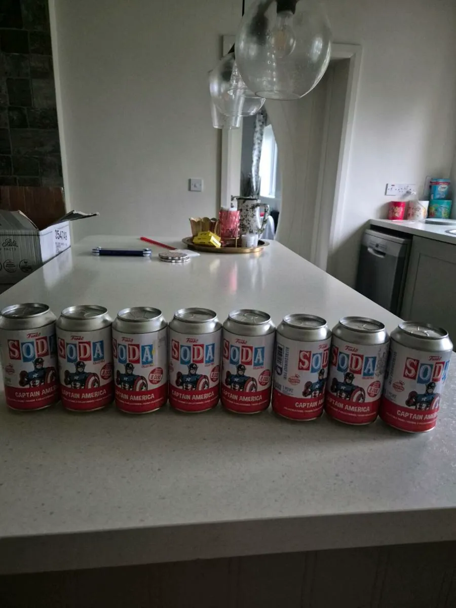 Captain America Funko soda (All common no chase) - Image 1