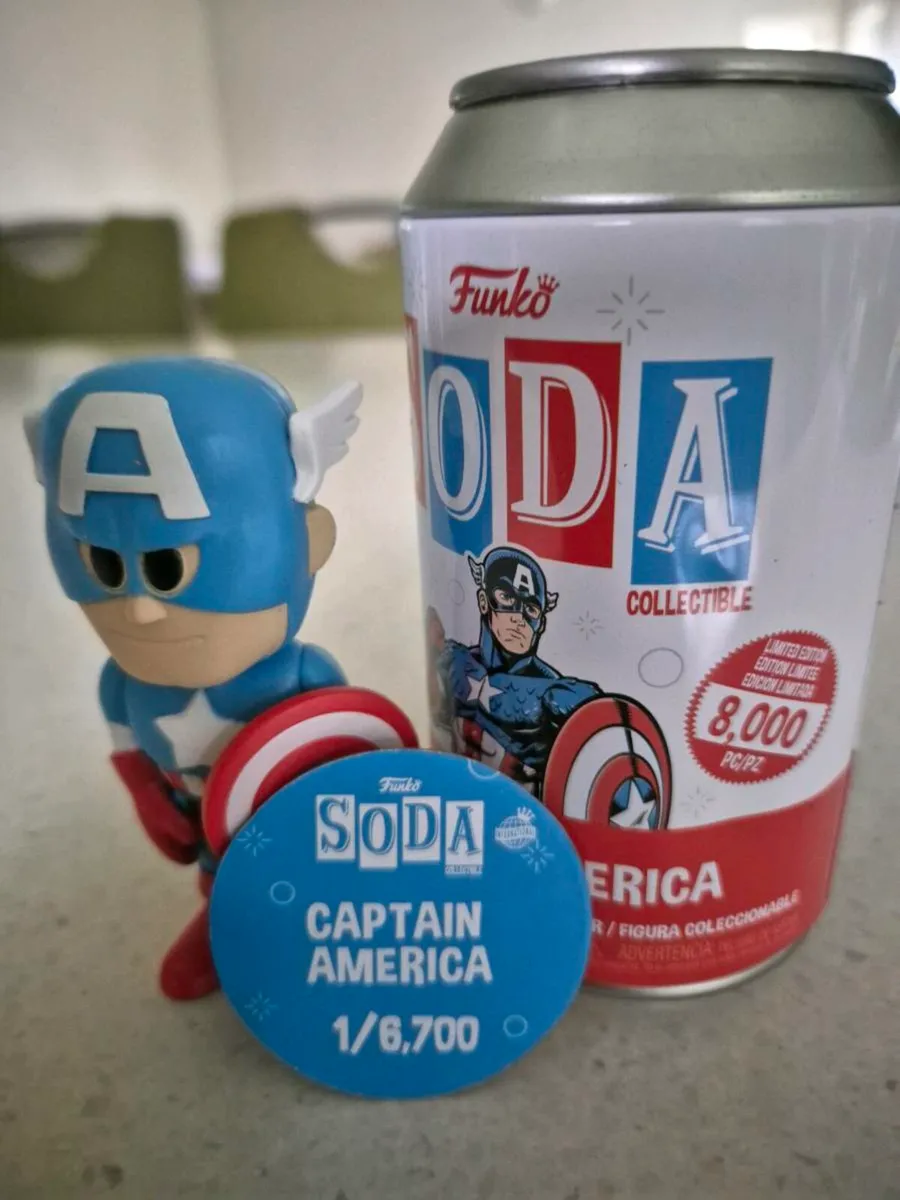 Captain America Funko soda (All common no chase) - Image 3