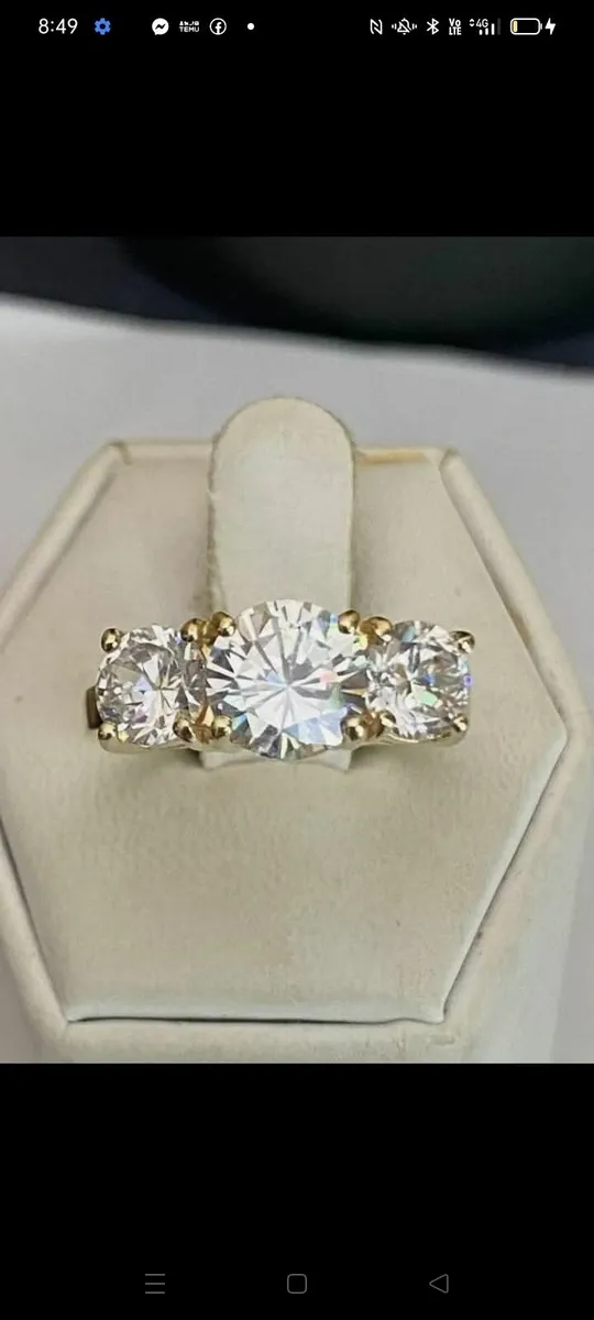 Beautiful Vintage Trilogy Ring - Image 1