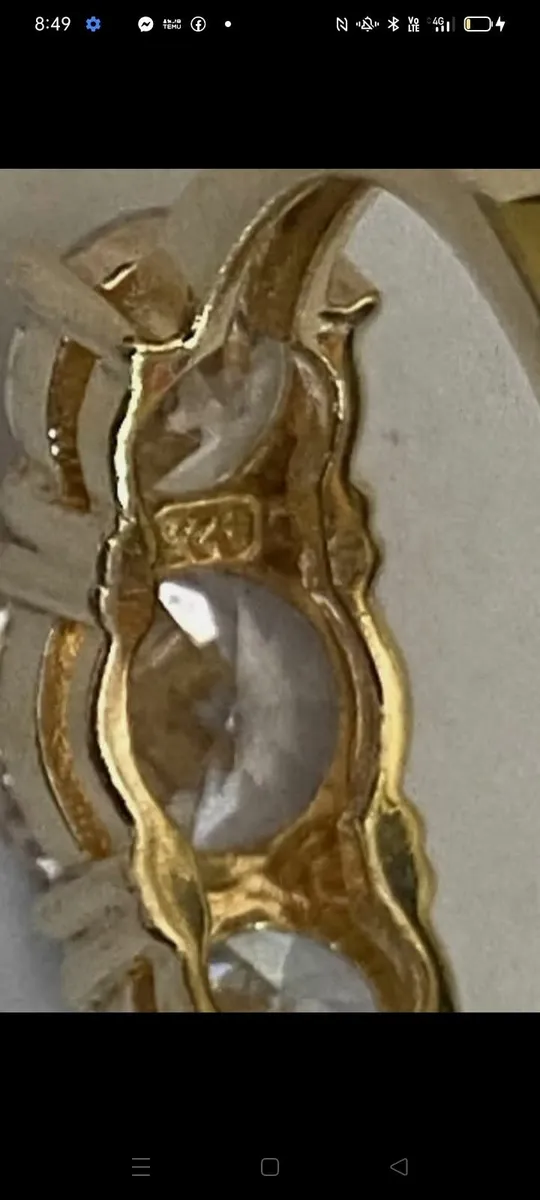 Beautiful Vintage Trilogy Ring - Image 3