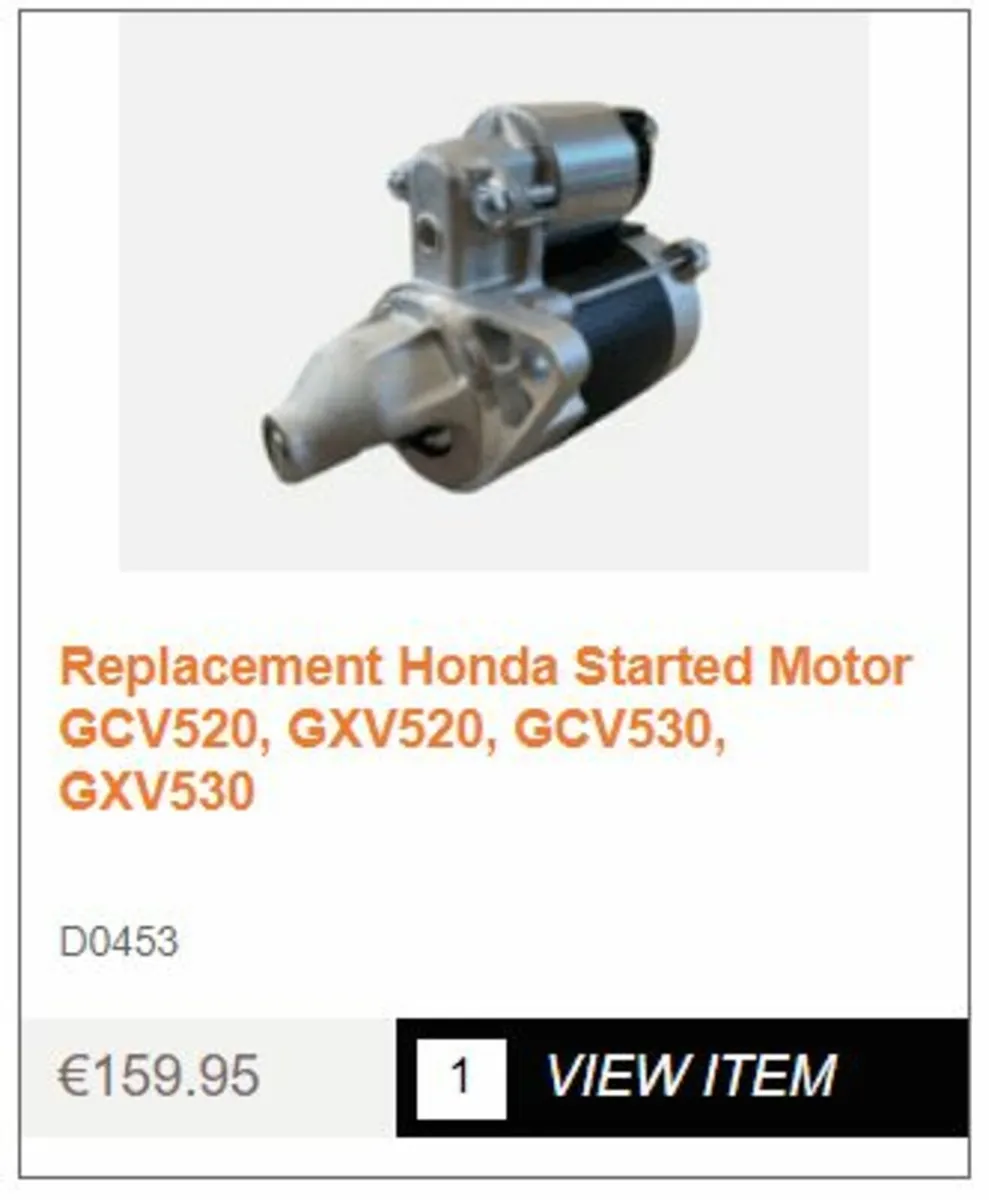 Honda Spare Parts - Image 2