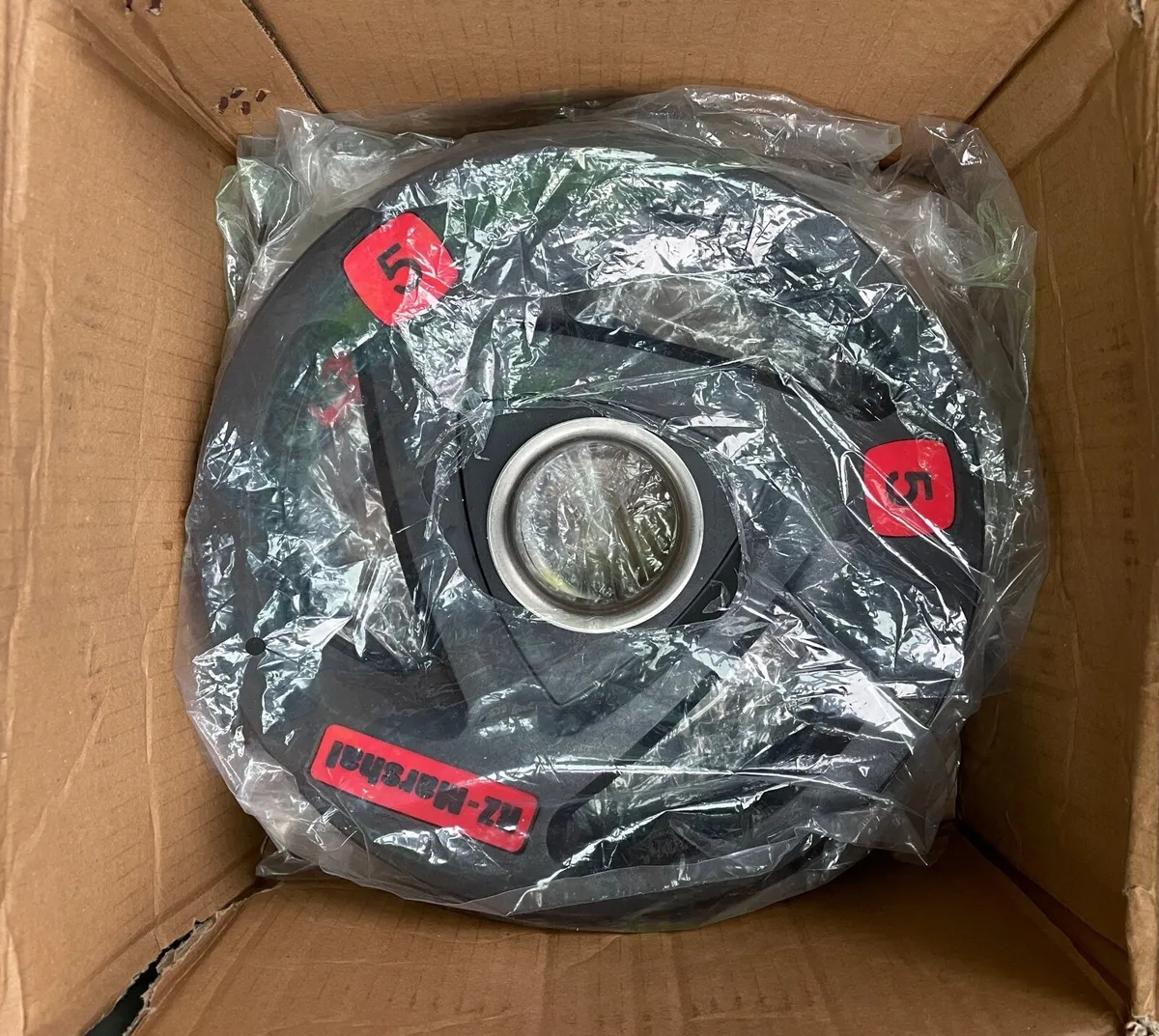 Olympic Weight Plates 2x5kg New (Rubber) - Image 2