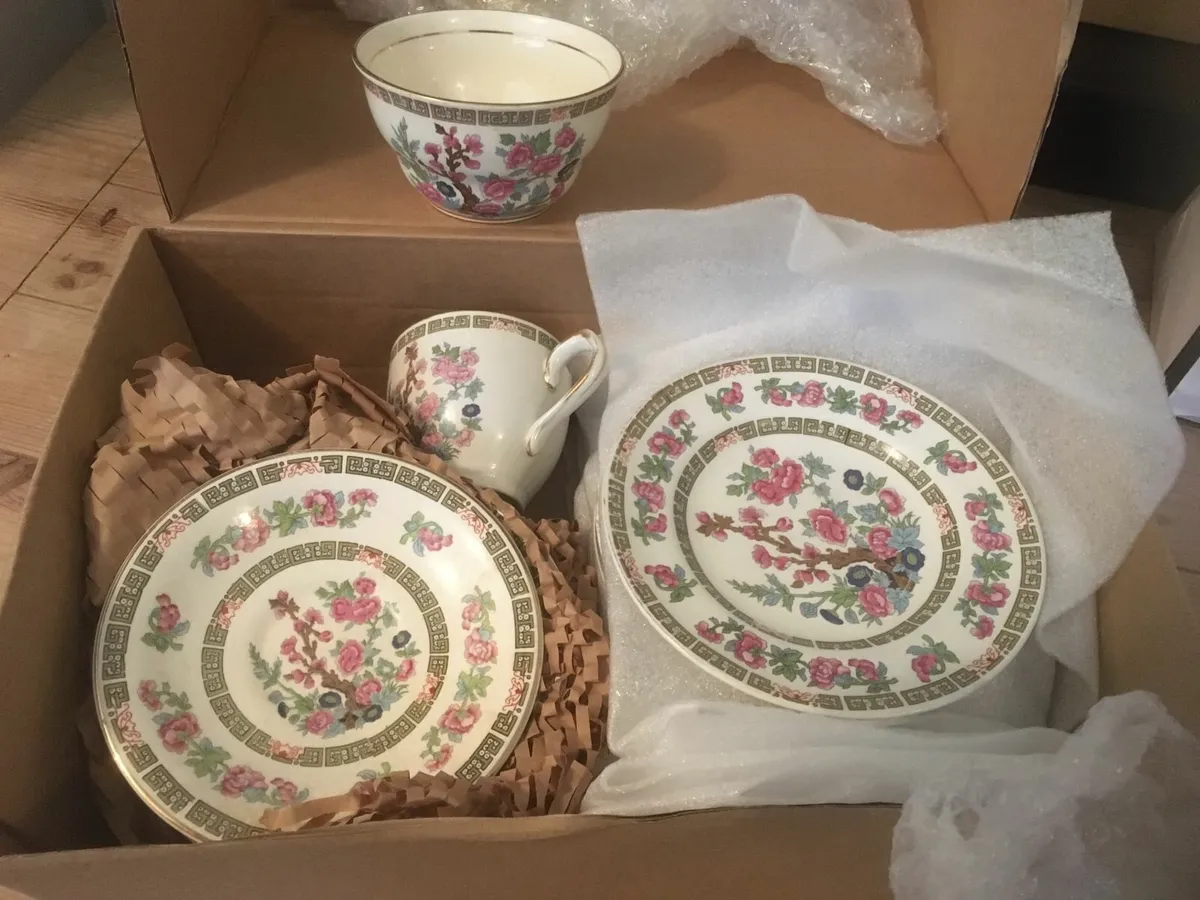 Famel Rose China Arklow Pottery Sugar Bowl & Cup - Image 3