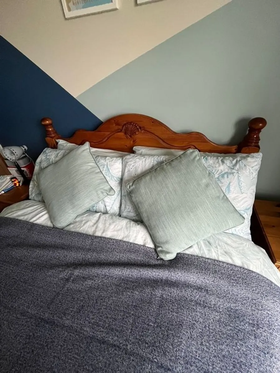 Double Bed Frame & Mattress - Image 4