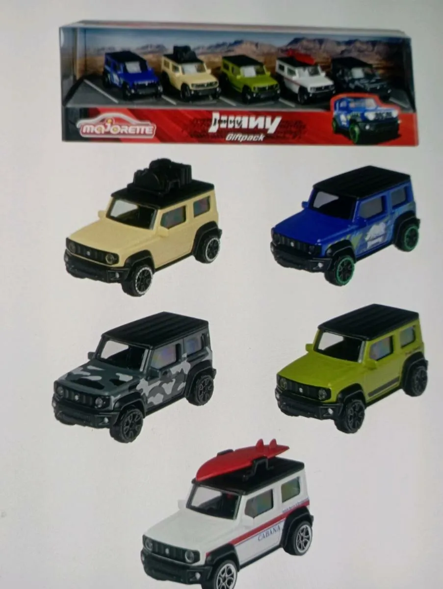 MAJORETTE SUZUKI JIMMY 5-PICE GIFT SET SUV MODLES - Image 2