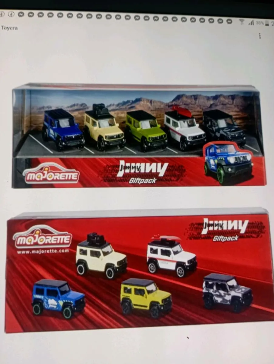 MAJORETTE SUZUKI JIMMY 5-PICE GIFT SET SUV MODLES - Image 1