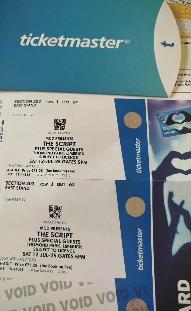 Script Concert tickets