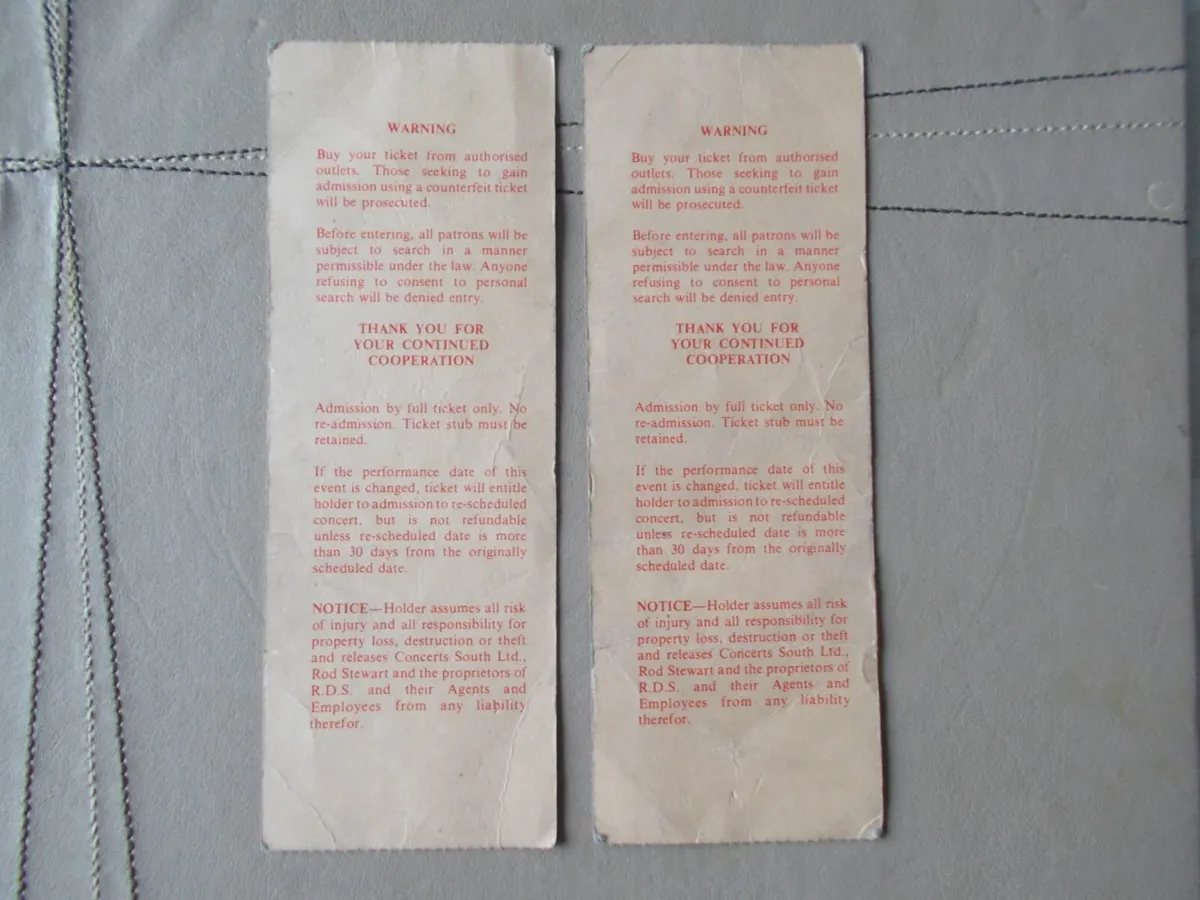 Rod Stewart Tickets - Image 2