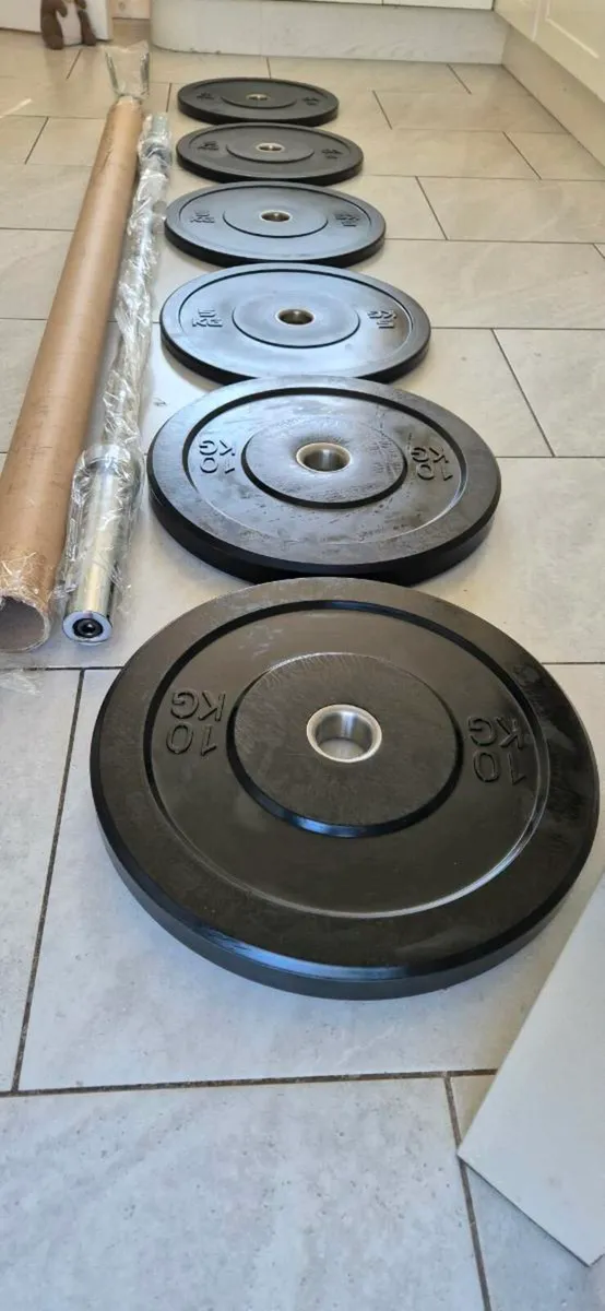 Brand new Olympic Olympic bumper weight lifting se - Image 3