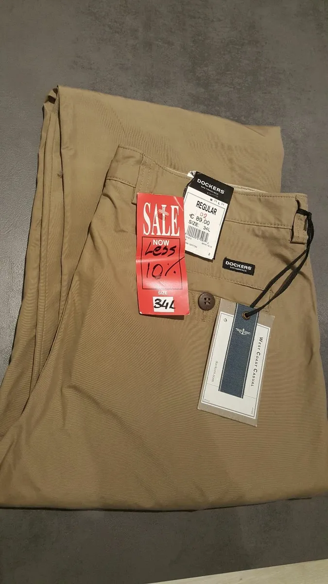 Men’ Chinos – Brown Dockers - Image 1