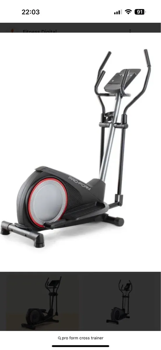 Pro form cross trainer - Image 1