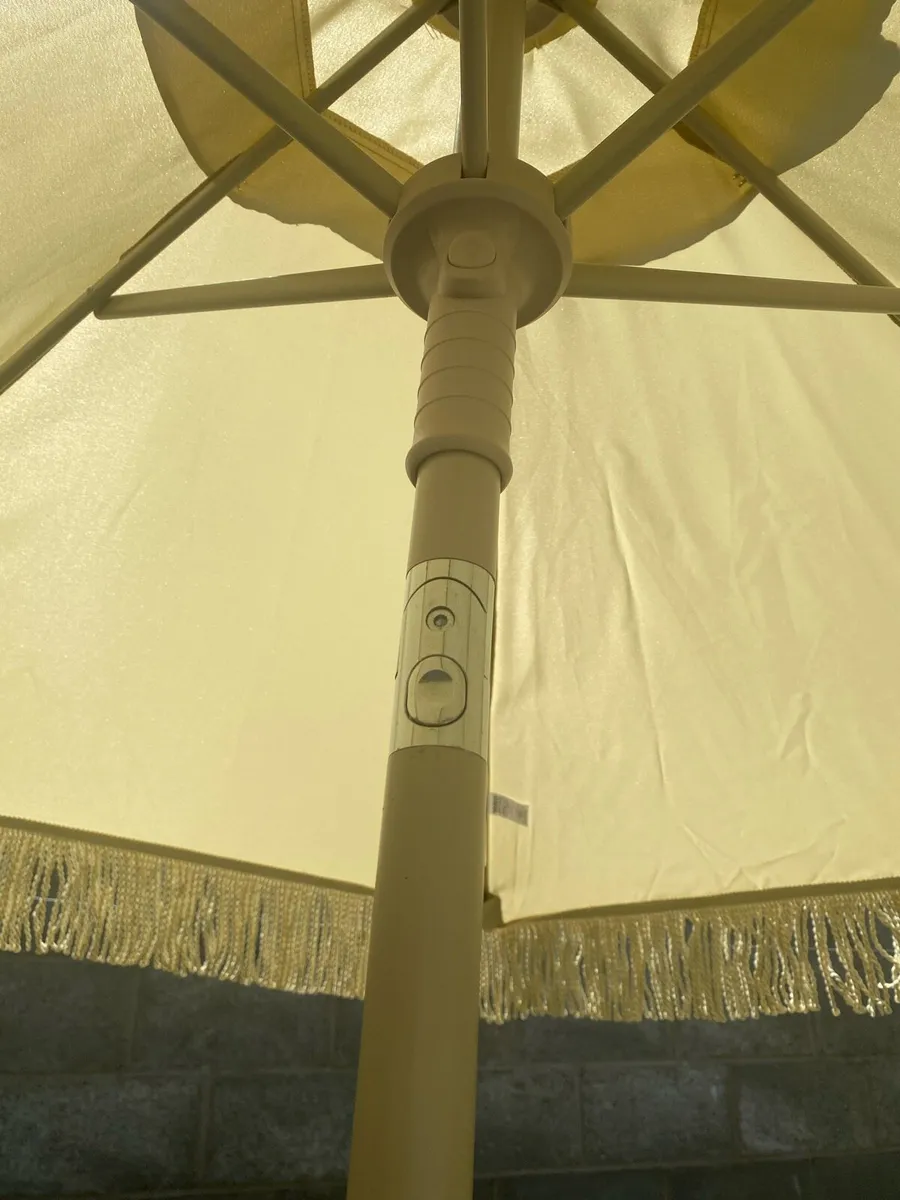 NEW SEALED Sturdy Tilting Sun Parasol - Image 1