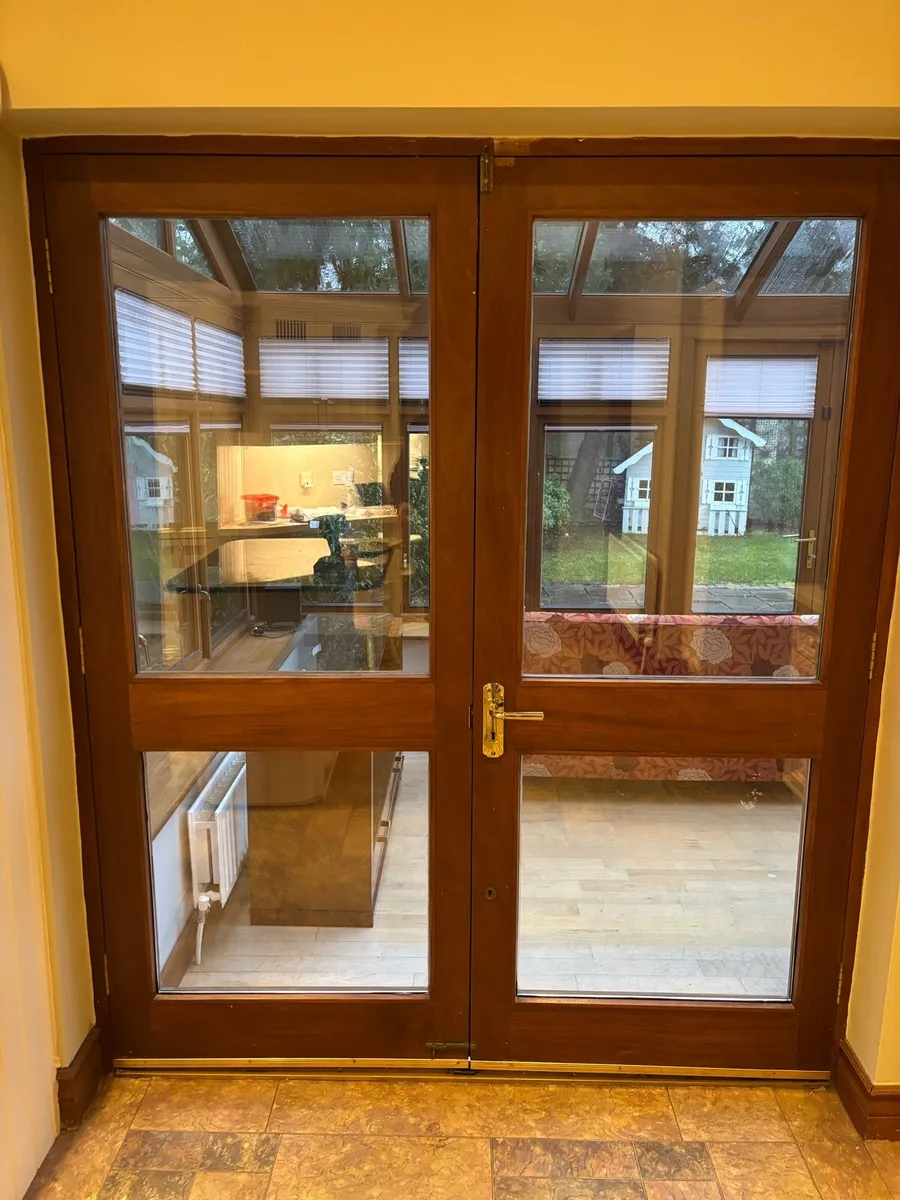 Teak doors