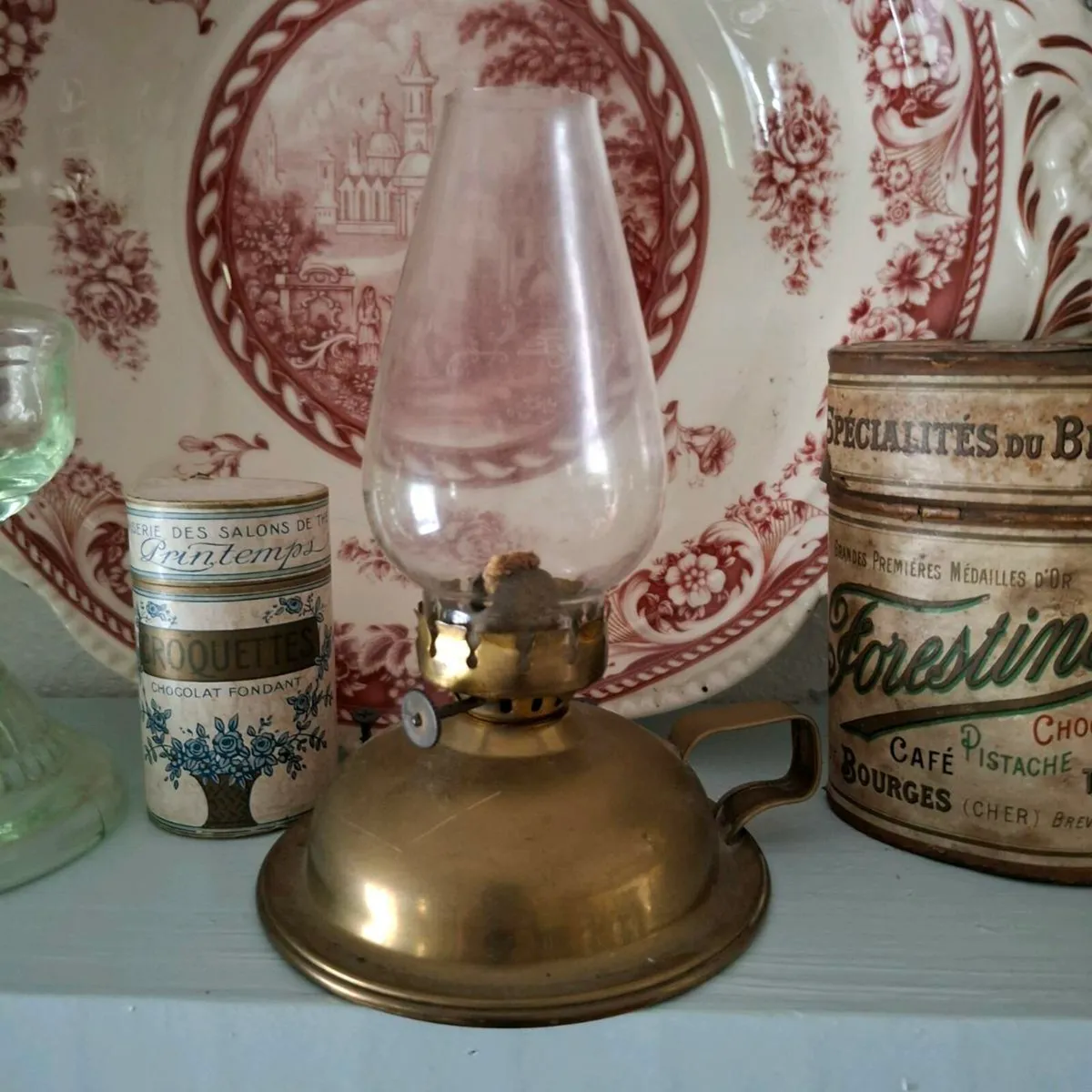 Brass Nursing Lamp - Image 1