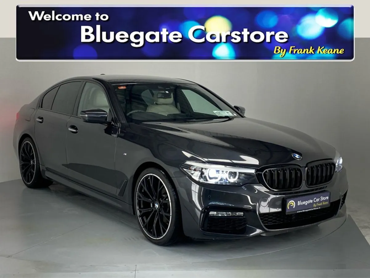 BMW 5 Series M Sport  cream Leather Interior fron - Image 1