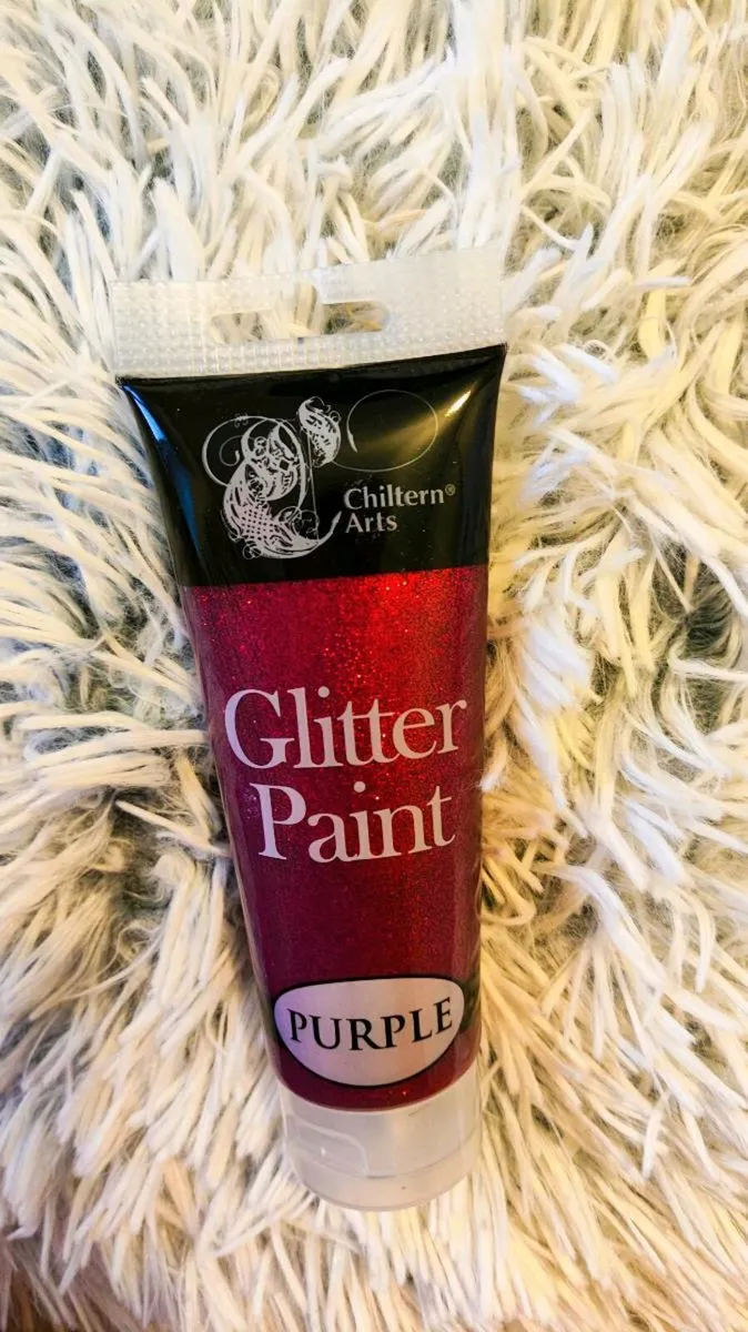 Purple Glitter Paint – Sparkly Finish - Image 1