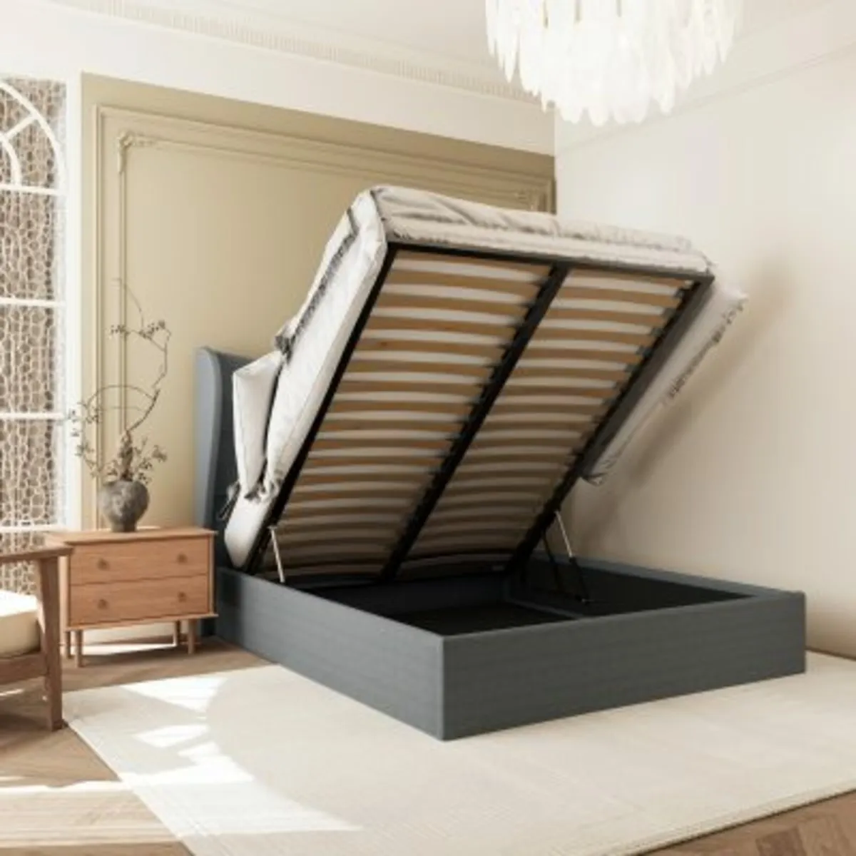 Double ottoman beds in Ireland king size - Image 1