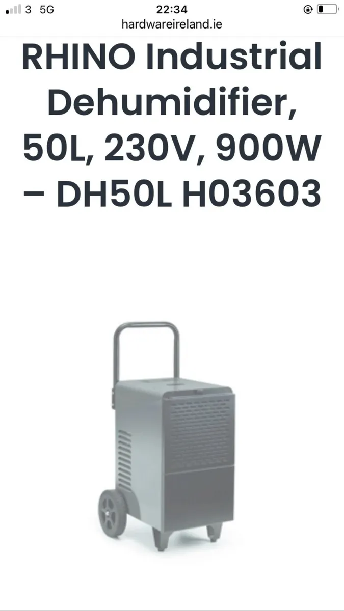 Rhino Dehumidifier - Image 3