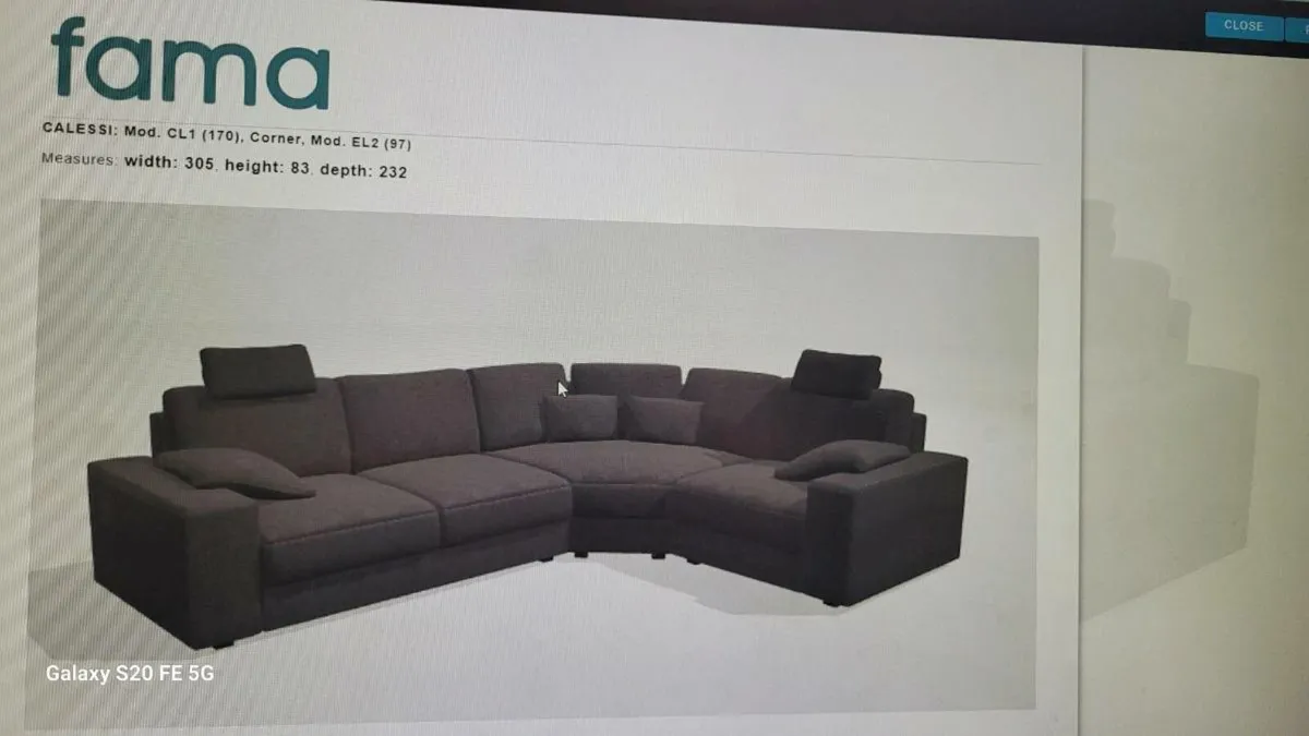 Fama Calessi corner sofa - Image 4