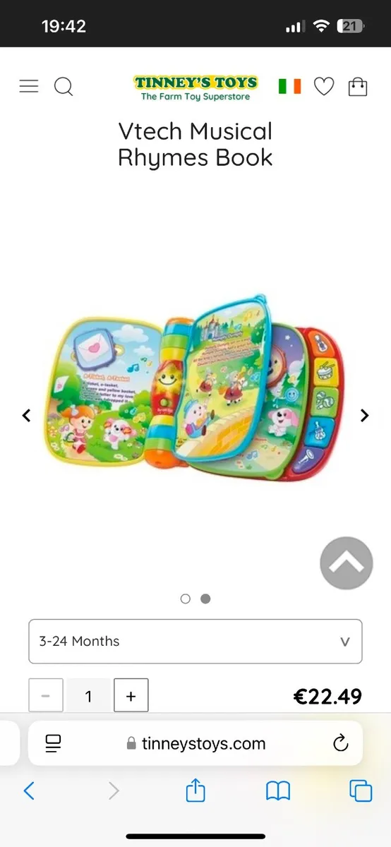 V-Tech Musical Rhymes book - Image 3