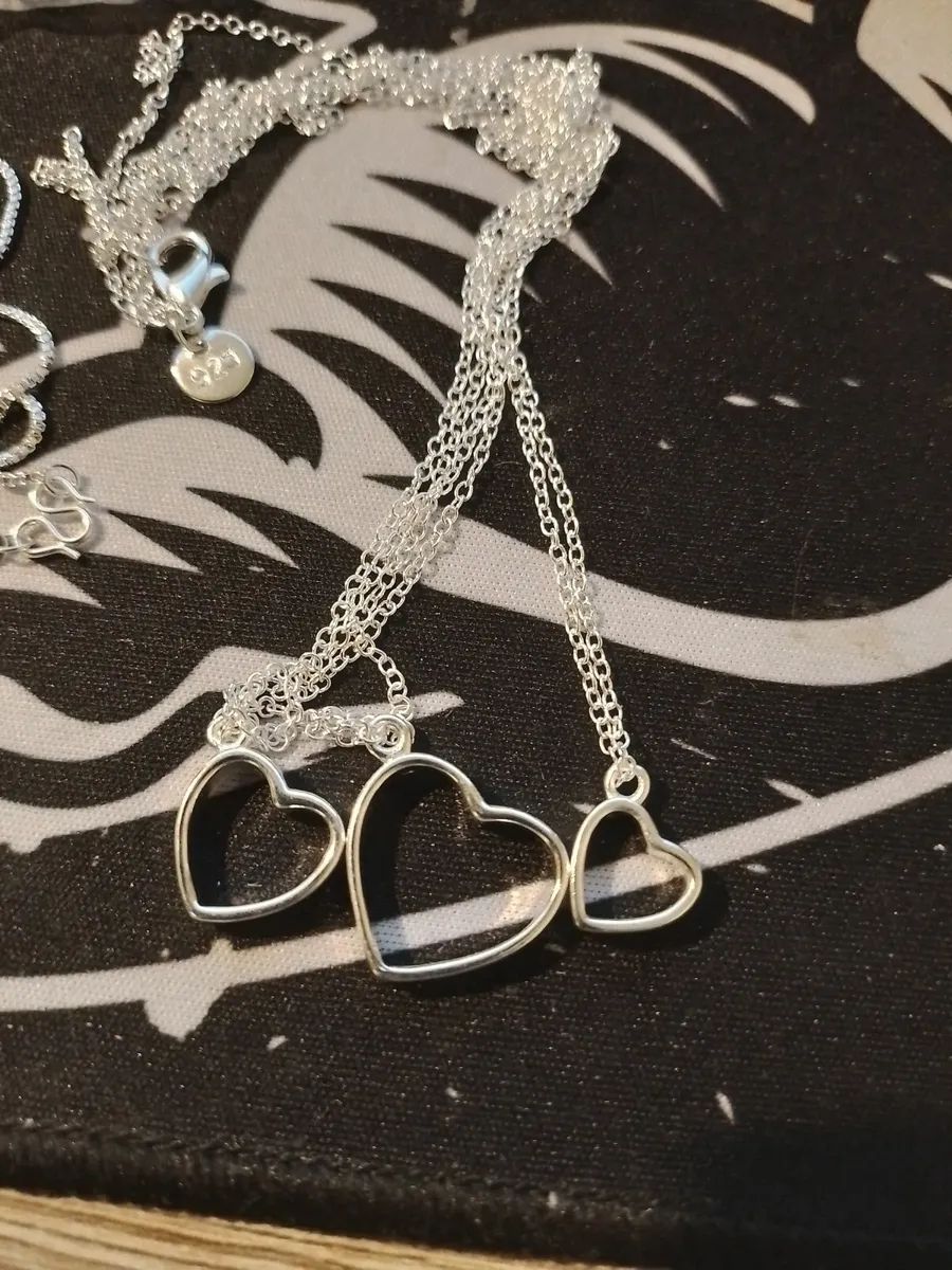 925 Silver Necklaces Job Lot of 7 - Image 1