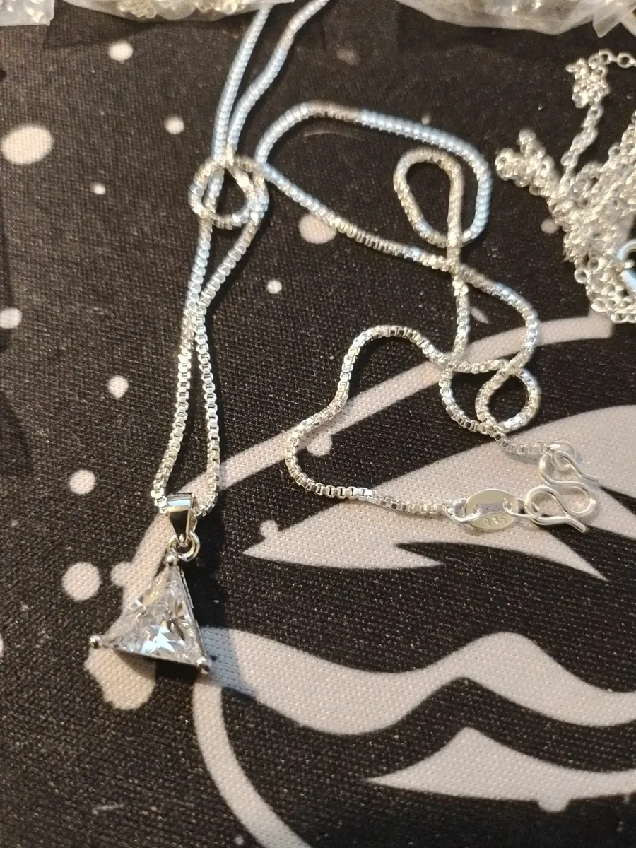 925 Silver Necklaces Job Lot of 7 - Image 4