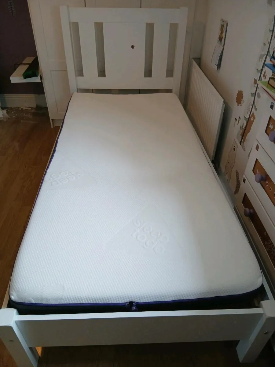 Single Bed Frame and Mattress - Image 4