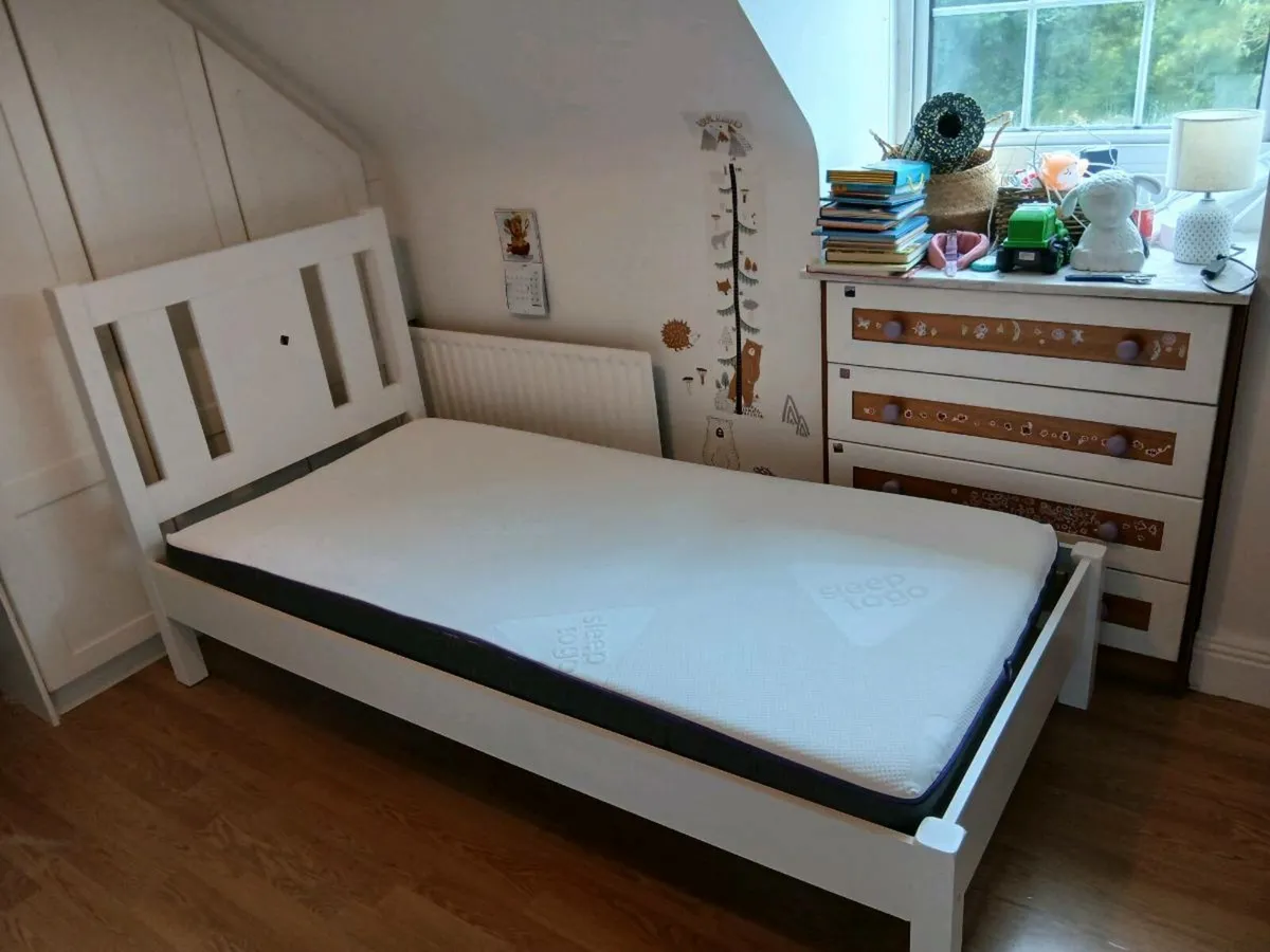 Single Bed Frame and Mattress - Image 1